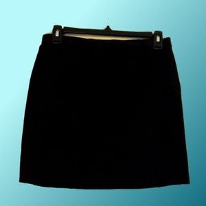 Winlit by Jay Jacobs Black Suede Skirt Size 7